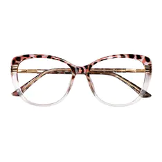 Cat-eye Pink/Tortoiseshell Eyeglasses
